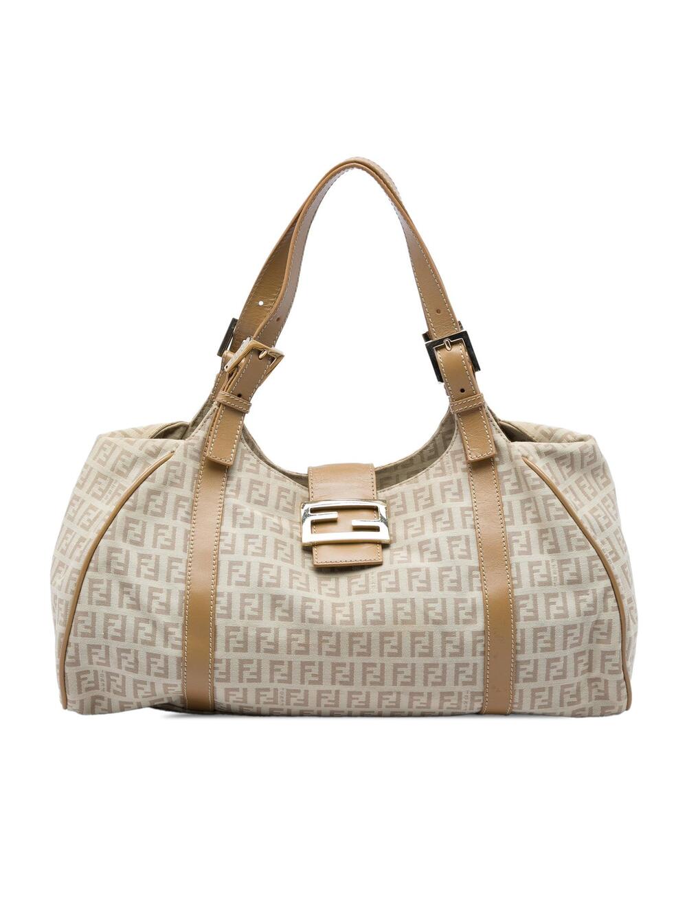Fendi Zucchino Canvas Shoulder Bag Pre- #369877F77B